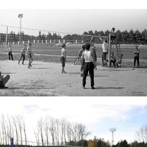 1970-е годы. Стадион «Машиностроитель».