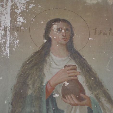 Фреска «Мария Магдалина» в церкви Вознесения Господня в с. Родники.