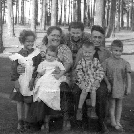 Счастливая семья Рубинштейн. Приезд сестры Любы, 1952 г.