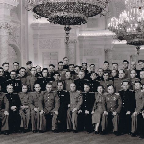 Бухарина Е.С. на сессии в Кремле. 1954г.