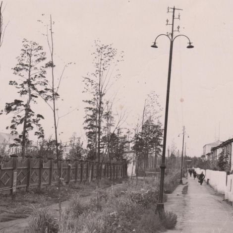 Улица Ленина, 1950-1960-е гг. из электронного архива Артемовского исторического музея.