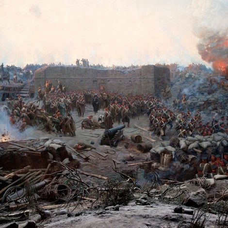 Фрагмент Панорамы «Оборона Севастополя 1854–1855 гг.»