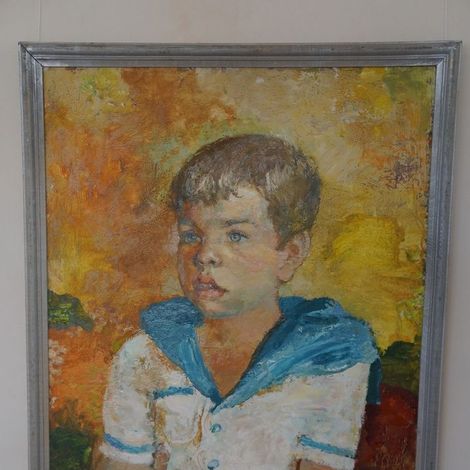 Портрет сына кисти Виктора Бунакова.