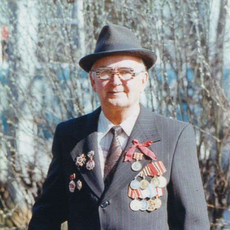 В.С. Никитин в День Победы, 9 мая 1992 года. Фото Владимира Мартынова.