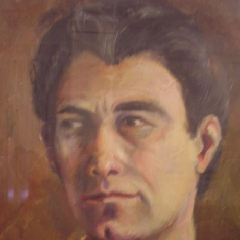Пономарев Г.И. Автопортрет в молодости.