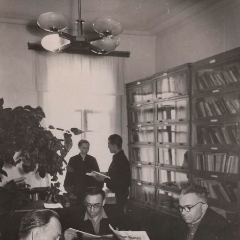Читальный зал Дома техники. Пос. Буланаш, 1950-е гг.