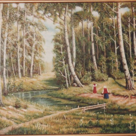 Абдулин Ф.Г. Название картины "В лесу"